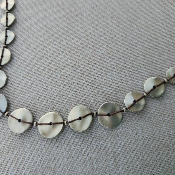 Chico's Long Gold Tone Necklace - Picture 2 of 3